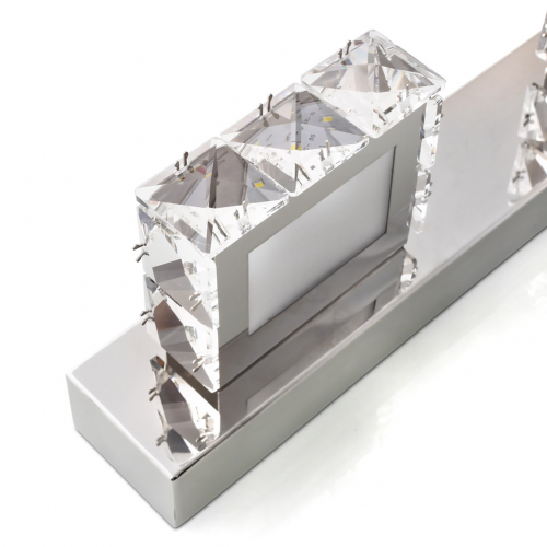 Kinkiet kryształowy 30cm kwadrat KK03